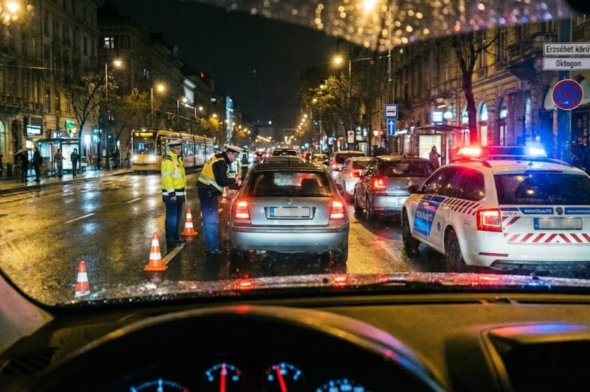 Rendőri ellenőrzés, szondáztatás